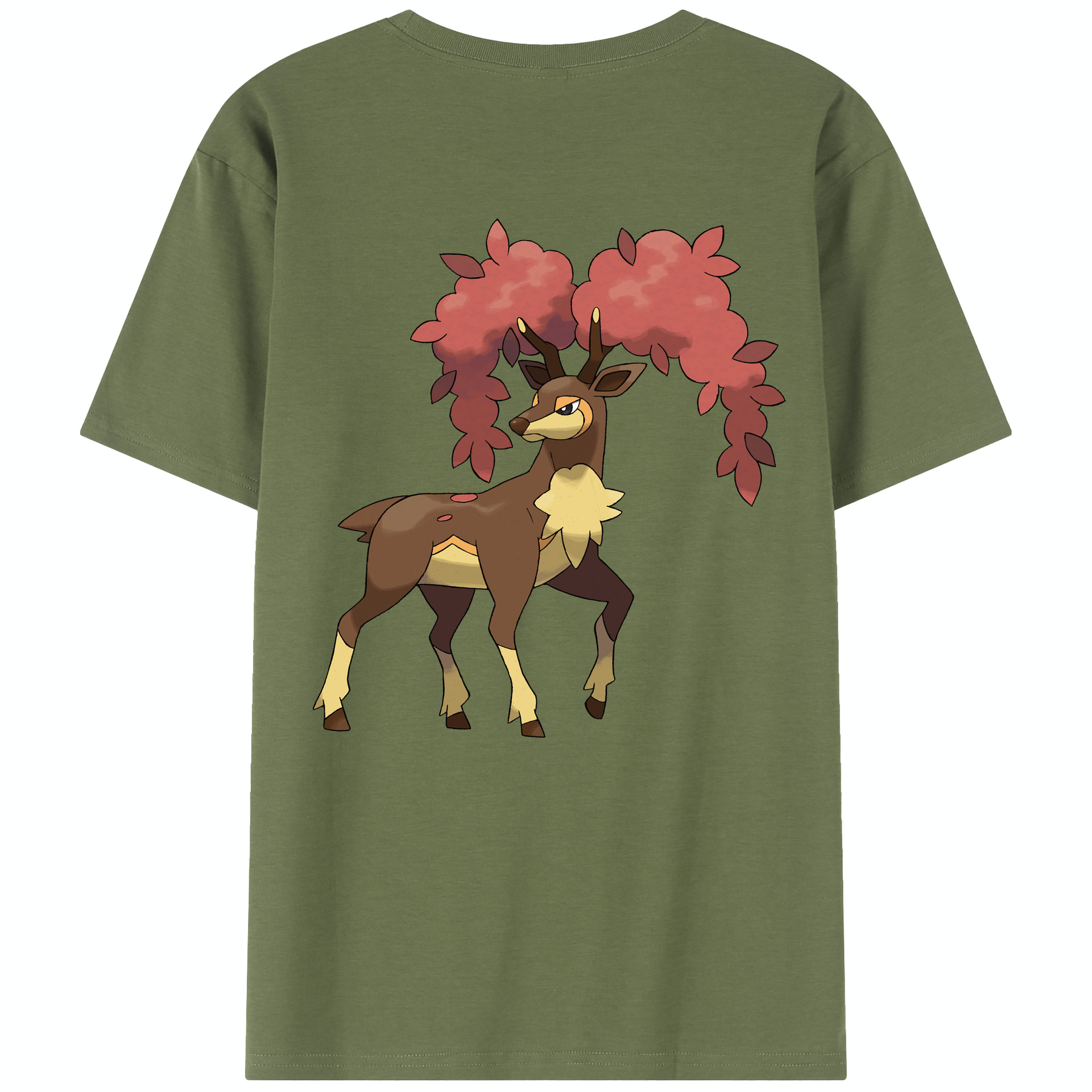（画像用） ポケットモンスター Pokémon 綿100％半袖Tシャツ（背面プリント）